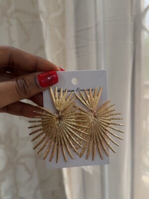 Boucle d’oreille éclat solaire
