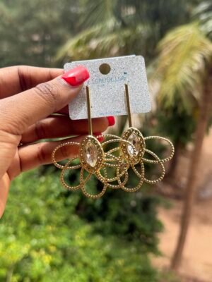 Boucle d’oreille fleur