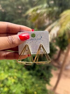 Boucle d’oreille triangle