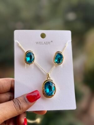 Ensemble chaîne Origii bleu