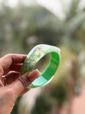 Bracelet acrylique vert